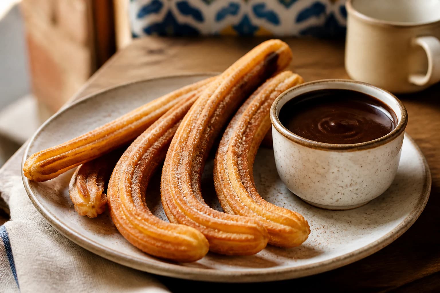 Churros con Chocolate