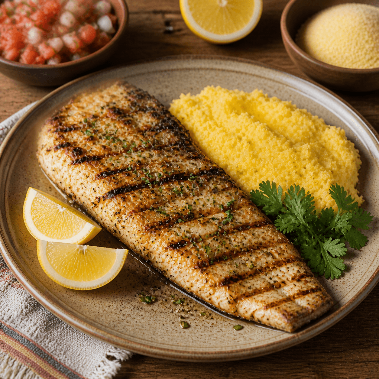 Filete de Surubí a la Parrilla