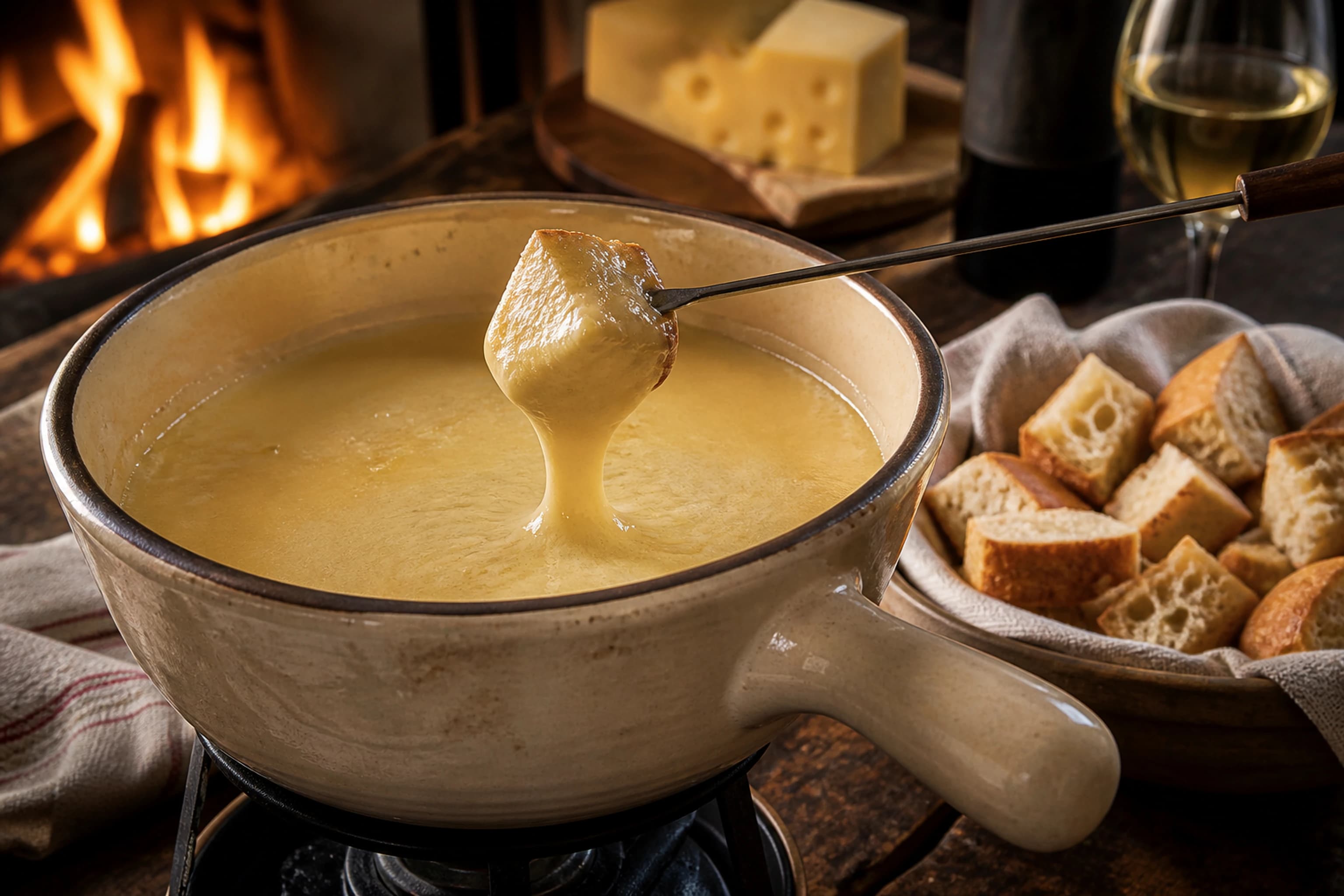 Fondue de Queso Suiza