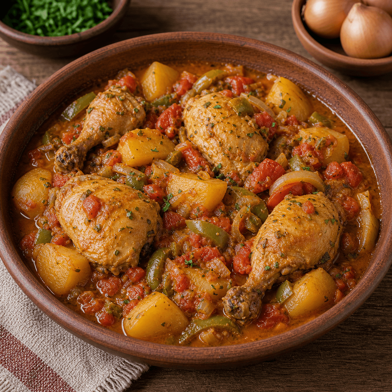 Pollo Guisado Paraguayo