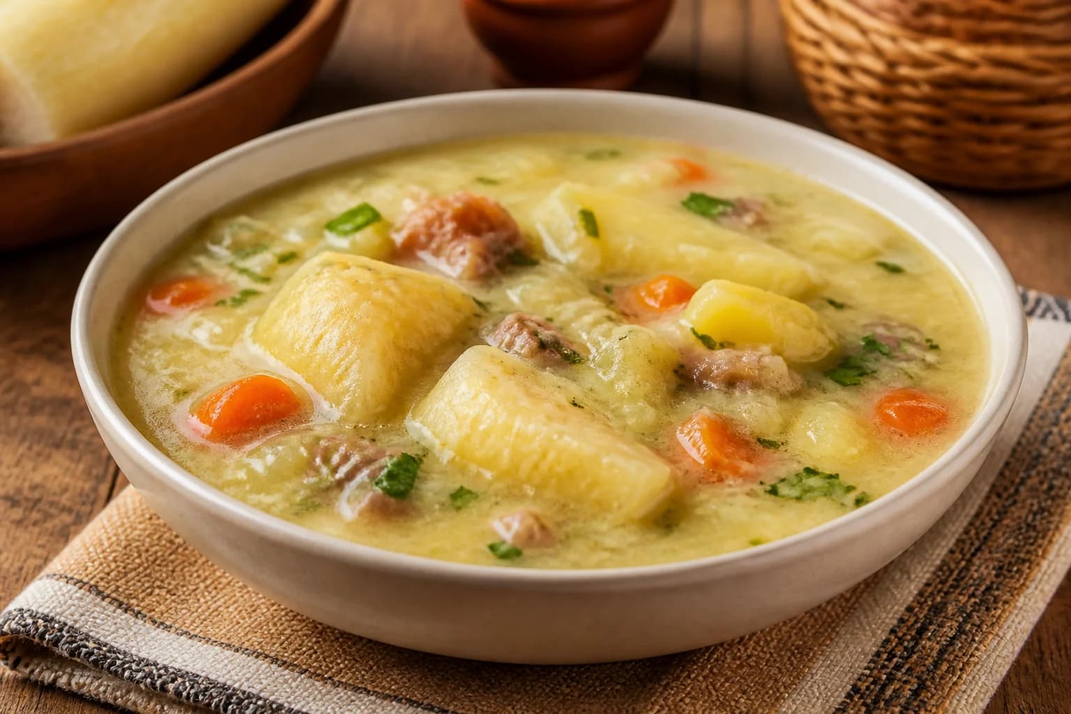 Sopa de Mandioca