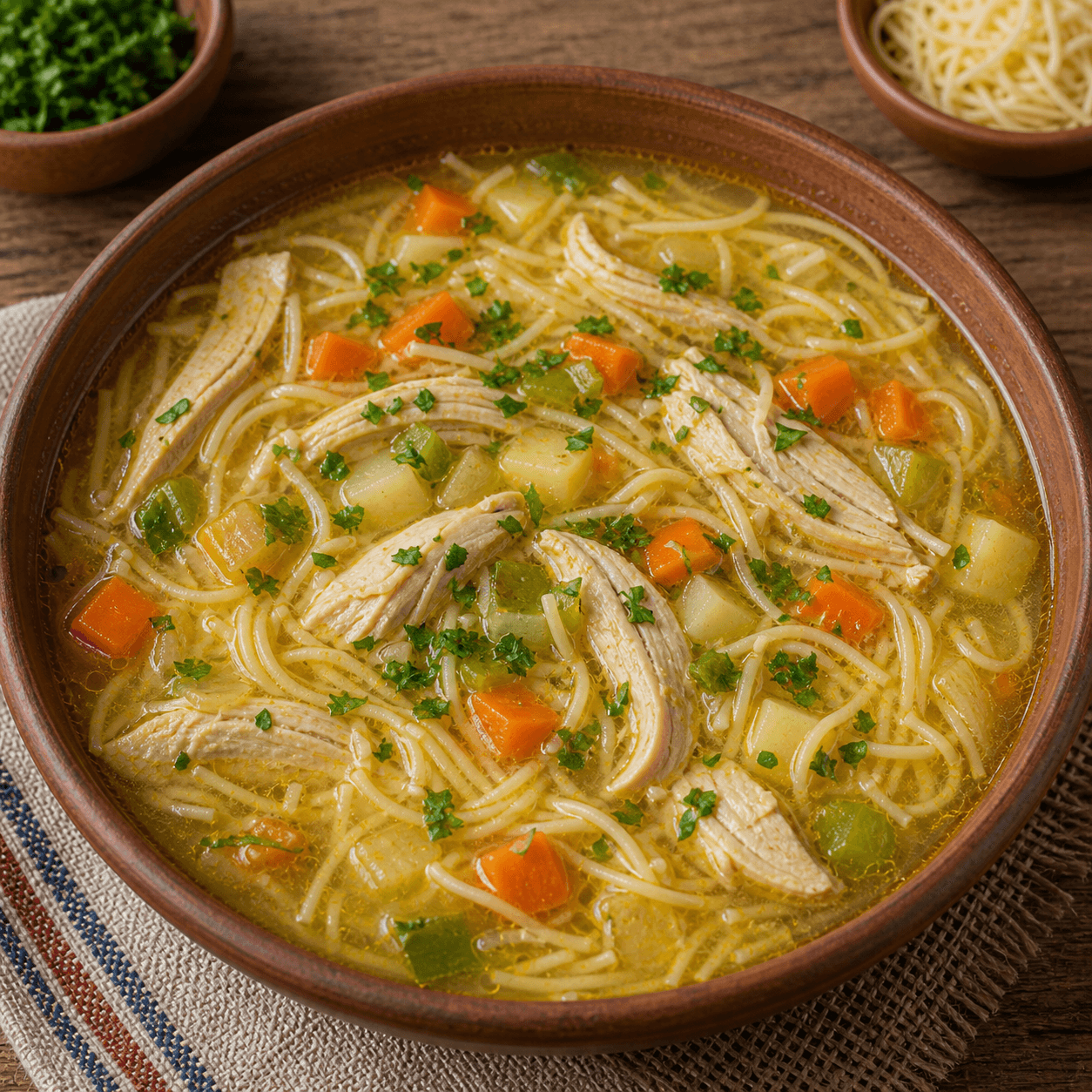 Sopa 'i (Fideos con Pollo)