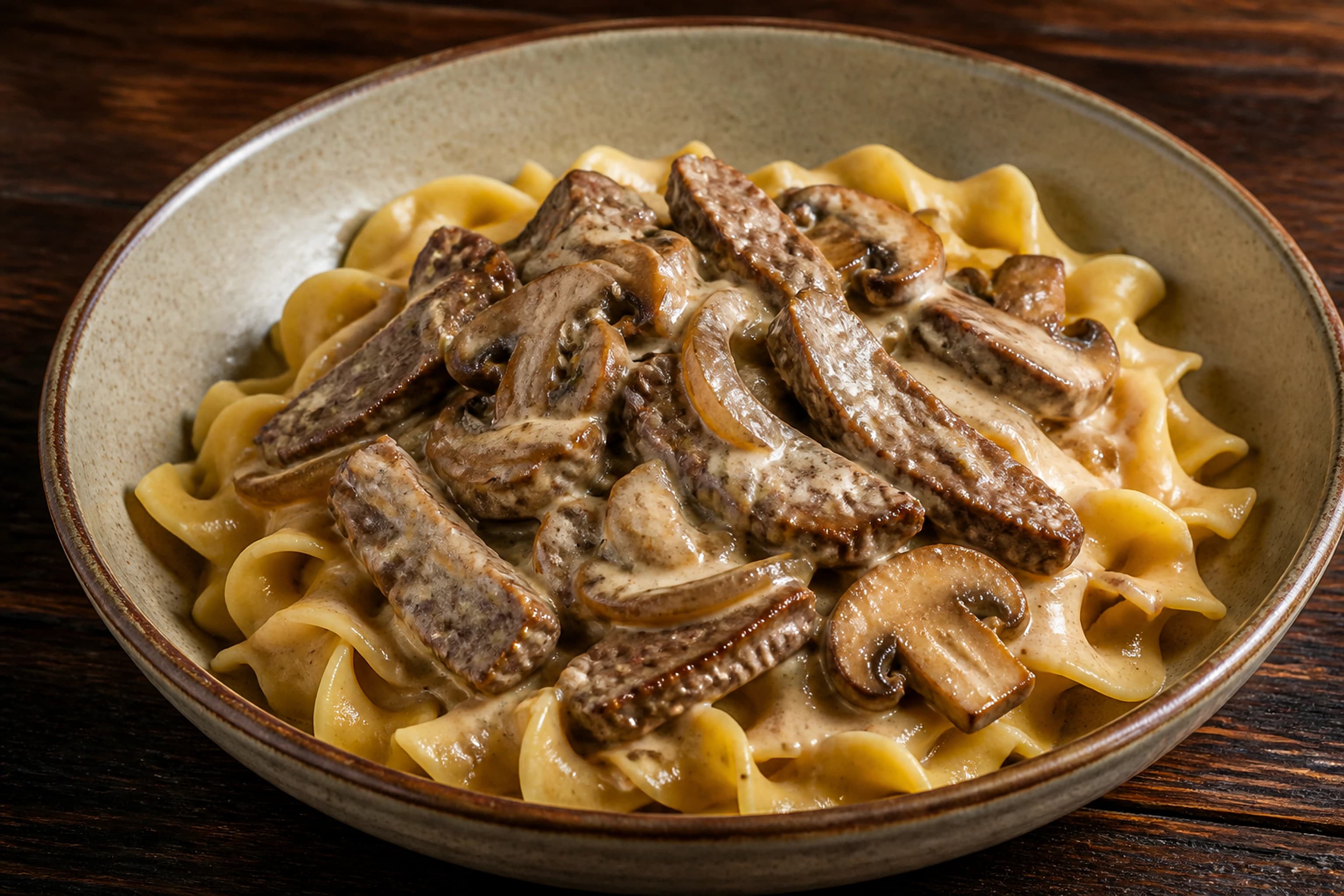 Stroganoff de Res Ruso